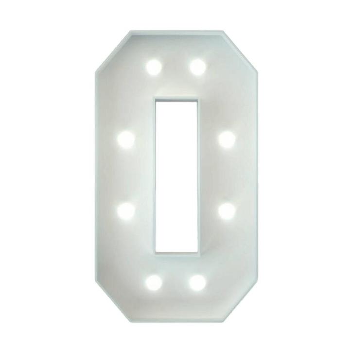 Groot LED Cijfer 0 - Nieuw in Doos!, Huis en Inrichting, Lampen | Hanglampen, Nieuw, 75 cm of meer, Overige materialen, Ophalen of Verzenden