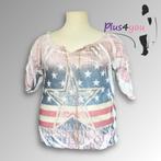 30382 Zgan Ballon shirt Made in Italy mt 44  G18, Made in Italy, Overige kleuren, Zo goed als nieuw, Shirt of Top
