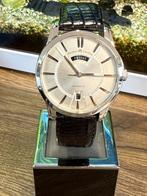 Maurice Lacroix Pontos Day Date, Ophalen of Verzenden, Zo goed als nieuw, Staal, Overige merken