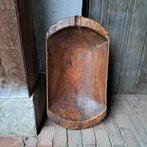 Oude brocante houten trog voederbak deegbak meelbak *Etage3*, Gebruikt, ., Ophalen of Verzenden, .