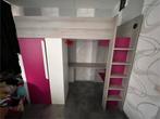 Hoogslaper met groot bureau en kast/ kinderbed, Kinderen en Baby's, Kinderkamer | Stapelbedden en Hoogslapers, Ophalen of Verzenden