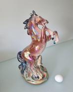 Groot beeld paard fifties vintage luster glazuur Italy., Ophalen of Verzenden, Zo goed als nieuw, Dier