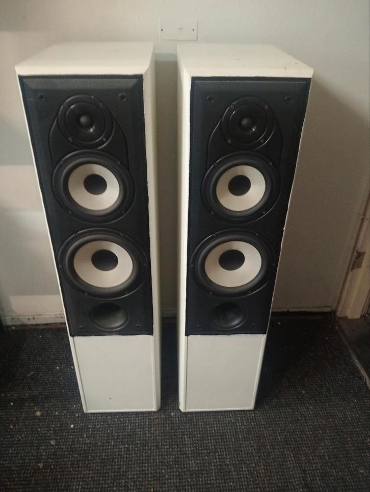 Mission 704 Luidsprekers - Top Geluid!, Audio, Tv en Foto, Luidsprekers, Gebruikt, Front, Rear of Stereo speakers, 120 watt of meer