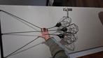 Hang lamp met 3 lampen, Huis en Inrichting, Lampen | Hanglampen, Ophalen of Verzenden, Zo goed als nieuw, Minder dan 50 cm