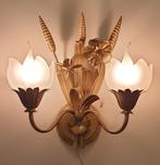 Vintage wandlamp LS Italy, Huis en Inrichting, Lampen | Wandlampen, Ophalen of Verzenden, Gebruikt, Glas, Brocante