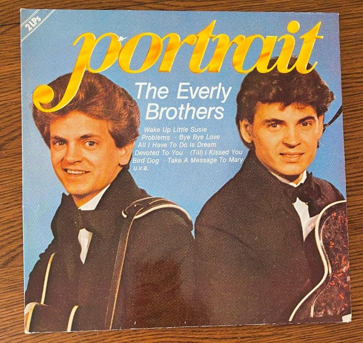 LP The Everly Brothers Portrait Dubbel LP 1982, Cd's en Dvd's, Vinyl | Pop, Zo goed als nieuw, 1960 tot 1980, 12 inch, Ophalen of Verzenden