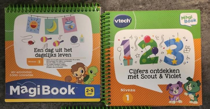 2 boekjes voor magi book(mogen ook los), Kinderen en Baby's, Speelgoed | Vtech, Zo goed als nieuw, 4 tot 6 jaar, Ophalen of Verzenden
