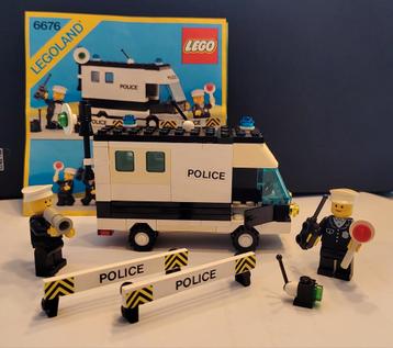Vintage LEGO 6676 Politie Mobiele Commandocentrum - compleet beschikbaar voor biedingen