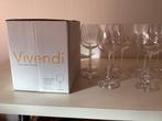 12 Vivendi rode wijn glazen in doos, Antiek en Kunst, Antiek | Glas en Kristal, Ophalen