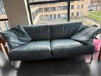 Leren designbank en stoel van Montis, Ophalen, Gebruikt, Tweepersoons, Rechte bank