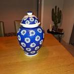 wat een vaas, Ophalen, 50 tot 75 cm, Blauw, Aardewerk of Porselein