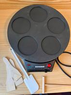Mini Creperie / Flensjes Maker - weinig gebruikt - 2 stuks, Ophalen, Zo goed als nieuw, Tafelgrill