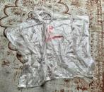 Pvc plastic poncho Disneyland mt M/L capuchon 70 cm lang, Caravans en Kamperen, Verzenden, Zo goed als nieuw, Regenponcho
