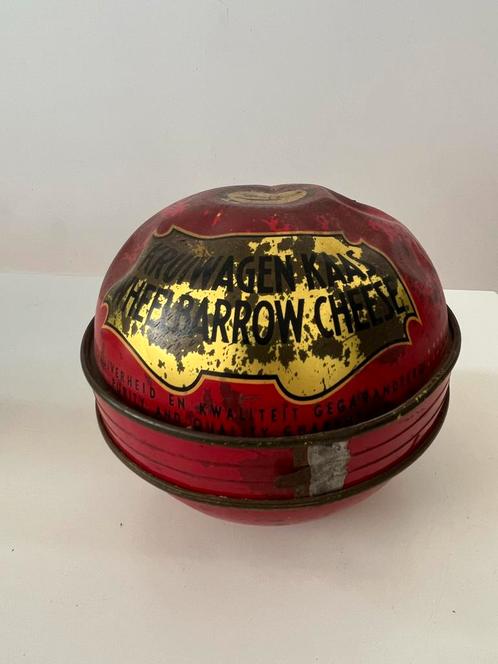 Vintage Kruiwagen Kaas Blik, Verzamelen, Blikken, Gebruikt, Overige, Overige merken, Ophalen