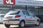 Peugeot 206 1.4 Gentry | APK 21-06-2026 | Airco | Radio CD, Auto's, Voorwielaandrijving, 1360 cc, Zwart, Metallic lak