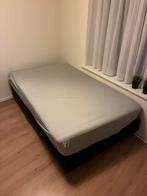 Bed Jysk boxspring 120x200, Huis en Inrichting, Slaapkamer | Boxsprings, Ophalen, Zwart, Zo goed als nieuw, Twijfelaar