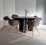 Uitschuifbare Design Tafel Arco, 100 tot 150 cm, Rond, Ophalen of Verzenden, Zo goed als nieuw