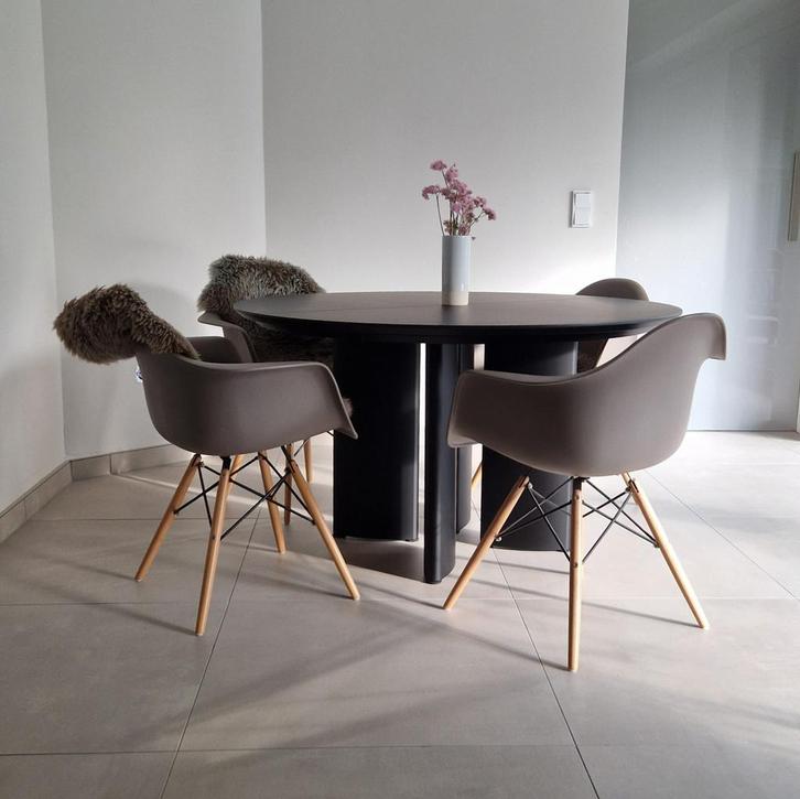 Uitschuifbare Design Tafel Arco, Huis en Inrichting, Tafels | Eettafels, Zo goed als nieuw, 100 tot 150 cm, Vijf personen of meer