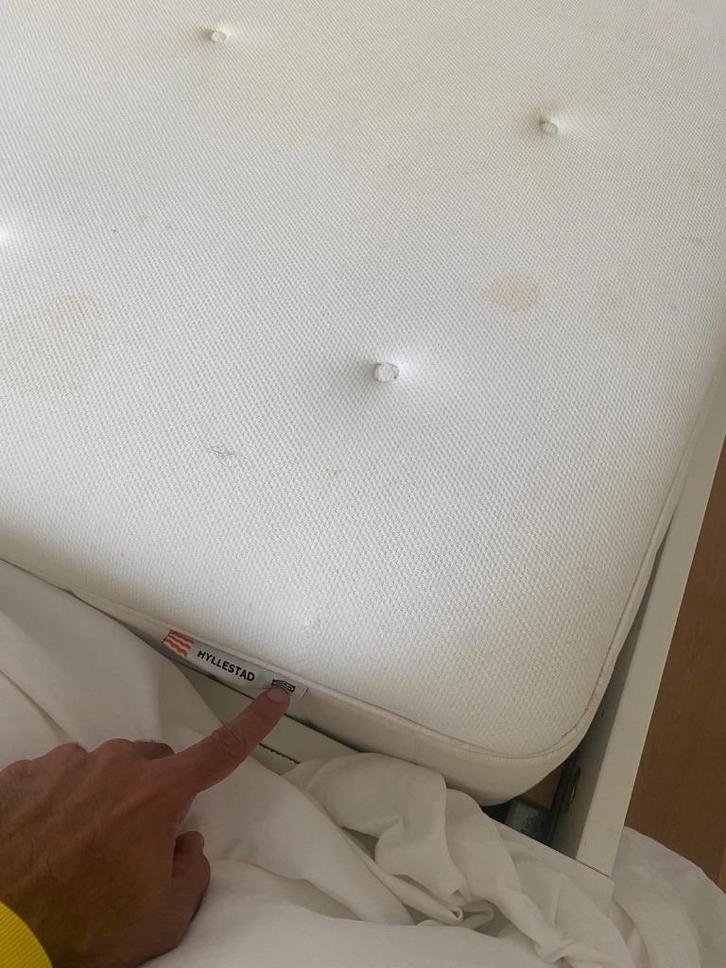 Te koop: IKEA Hyllestad Matras, Huis en Inrichting, Slaapkamer | Matrassen en Bedbodems, Gebruikt, Matras, 180 cm, 200 cm, Eenpersoons