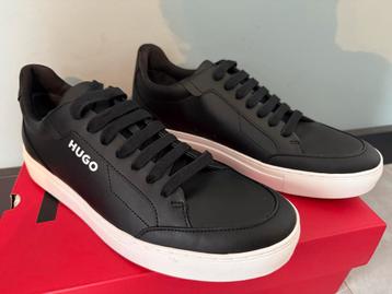 Hugo Boss Sneakers Leer Zwart Maat 42 Nieuw beschikbaar voor biedingen