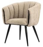 Breeze Chair Latte – Luxe Eetkamerstoelen – Pole to Pole, Huis en Inrichting, Stoelen, Overige kleuren, Verzenden, Japandi, Hotel Chique, Modern
