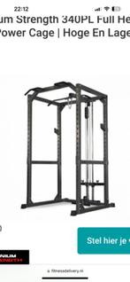 fitness taurus power cage met veel accessoires, crosstrainer, Sport en Fitness, Overige typen, Rug, Zo goed als nieuw, Ophalen