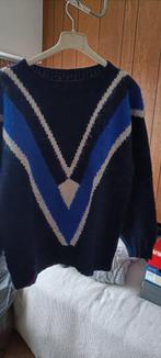 Gebreide trui, Ophalen, Zo goed als nieuw, Maat 38/40 (M), Blauw