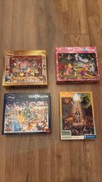4x disney puzzel 1000 stukjes, Ophalen, 500 t/m 1500 stukjes, Gebruikt, Legpuzzel
