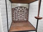 Gietijzeren brocante decoratie rekje raamscherm, Huis en Inrichting, Woonaccessoires | Overige, Ophalen of Verzenden