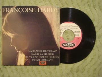 Françoise Hardy 7" Vinyl EP: ‘Ma jeunesse fout l’camp’ (Fr beschikbaar voor biedingen