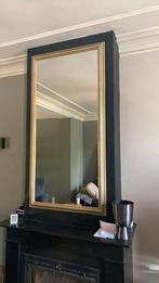 Spiegel met goudkleurige lijst  afmeting  1,62 x 82, Huis en Inrichting, Woonaccessoires | Spiegels, 150 tot 200 cm, Gebruikt