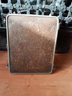 Antieke 3 delige reis Kap spiegel, Ophalen, Rechthoekig, Minder dan 50 cm, Minder dan 100 cm