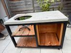 Big Green Egg Large meubel + onderstel (nest), Ophalen, Gebruikt, Houtskool, Big green egg