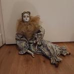 Vintage Porseleinen Pop met Gouden Details, Verzamelen, Poppen, Ophalen, Zo goed als nieuw, Pop