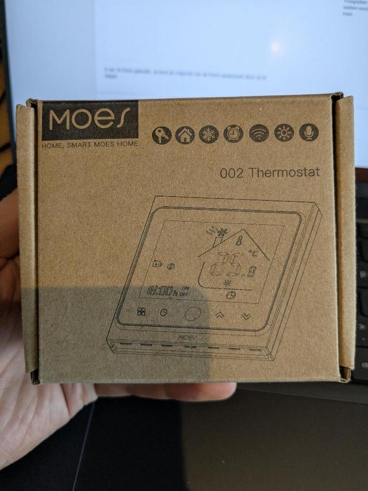 MOES smart zigbee thermostaat (elektrische vloerverwarming), Doe-het-zelf en Verbouw, Thermostaten, Nieuw, Slimme thermostaat