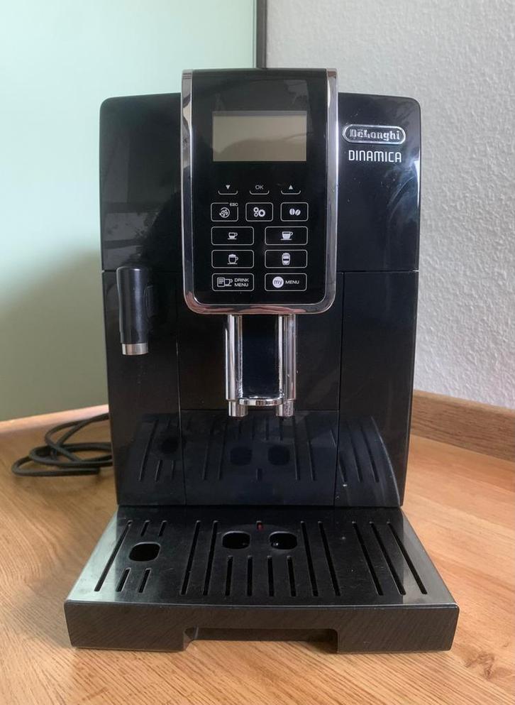 De'Longhi Dinamica ECAM350.55.B Espressomachine, Witgoed en Apparatuur, Koffiezetapparaten, Gebruikt, Koffiebonen, Espresso apparaat