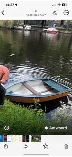 bootje met elektrische motor, Watersport en Boten, Ophalen of Verzenden, Zo goed als nieuw