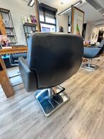 Set van 4 kapperstoelen, Ophalen, Gebruikt, Zwart, Leer