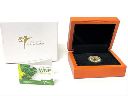 Gouden Tien Euro - 50 Jaar WNF 2011 / Proof in Cassette Incl, Postzegels en Munten, Munten | Nederland, Setje, Goud, Ophalen of Verzenden