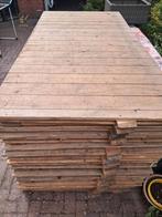 120m2, Vlonderplanken vurenhout 1m bij 2 m., Tuin en Terras, Ophalen, Gebruikt, Minder dan 180 cm, Planken