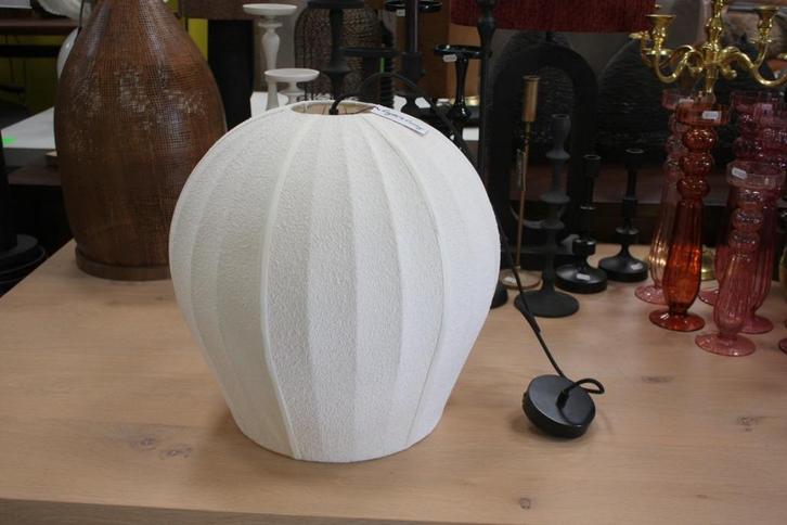 Hanglamp ZAGORI Light & Living stof lampion creme, Huis en Inrichting, Lampen | Hanglampen, Zo goed als nieuw, Stof, Ophalen of Verzenden