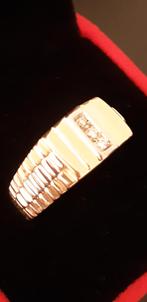 Mooie 18K Rolex ring, diamanten., 19 tot 20, Heer, Ophalen of Verzenden, Zo goed als nieuw
