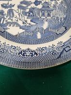 bord blauw churchill willow, Antiek en Kunst, Antiek | Servies los, Ophalen of Verzenden