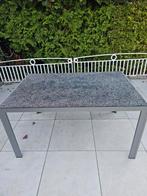 Tuintafel antraciet, Tuin en Terras, Tuintafels, Ophalen, Zo goed als nieuw, Rechthoekig, Aluminium