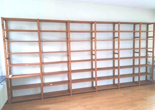 Grote Ikea IVAR grenen stellingkasten 490x226x30 48 planken, Huis en Inrichting, Kasten | Boekenkasten, 200 cm of meer, 25 tot 50 cm