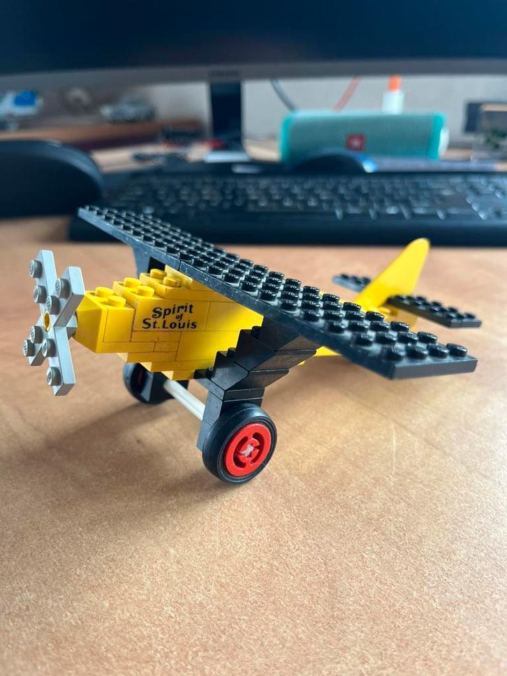 661 LEGO CLASSIC: "Spirit of St. Louis" vliegtuig COMPLEET, Kinderen en Baby's, Speelgoed | Duplo en Lego, Gebruikt, Lego, Complete set