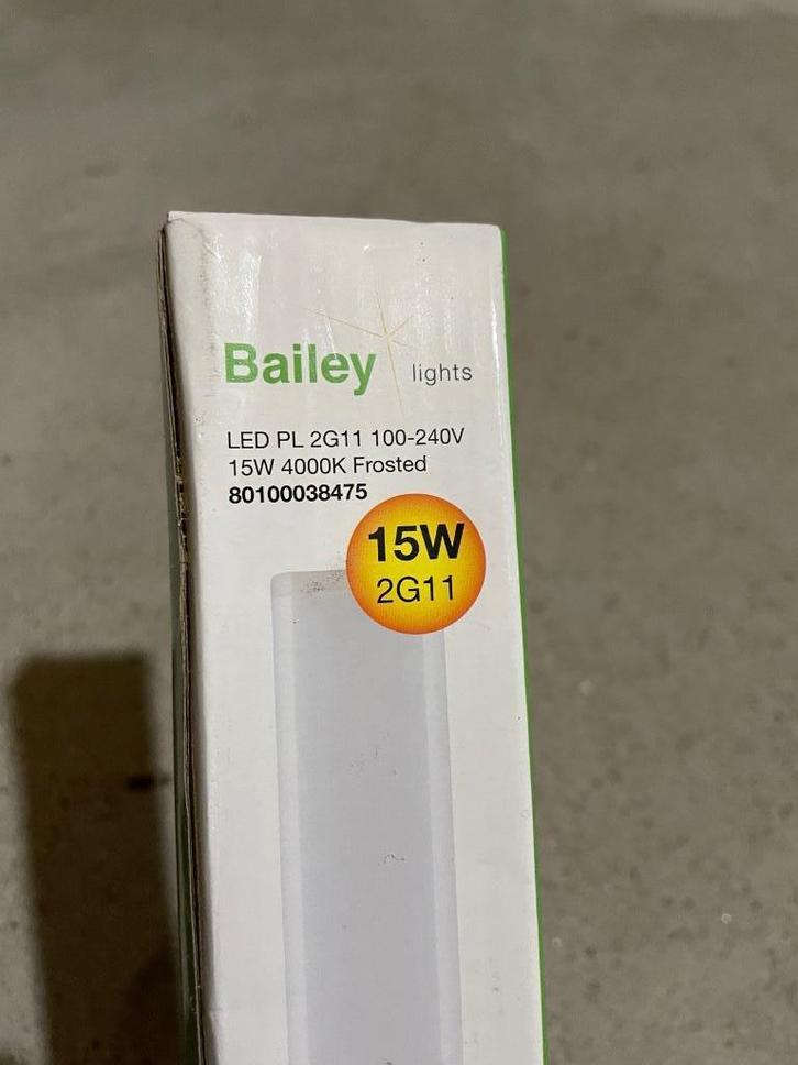Nieuw: 15 watt LED lamp 100-240 volt Bailey 4 pin, Huis en Inrichting, Lampen | Losse lampen, Nieuw, Led-lamp, Minder dan 30 watt