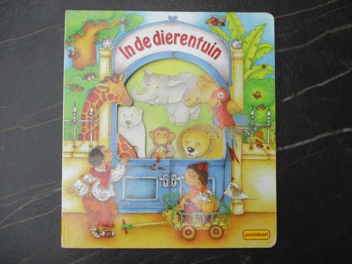 In de dierentuin kartonnen boek - doorkijkboek, Boeken, Kinderboeken | Baby's en Peuters, Gelezen, Ophalen of Verzenden