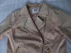 roze leer jasje suède jacket met gouden ritsen Vero Moda: M, Maat 38/40 (M), Vero Moda, Ophalen of Verzenden, Roze