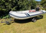 Rubberboot Suzumar 3.90 met 9.9 pk 4 takt motor en trailer, Watersport en Boten, Zo goed als nieuw, Benzine, Minder dan 70 pk
